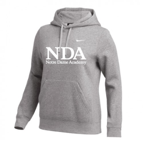 Nike Women's Club Hoodie (D. Grey)